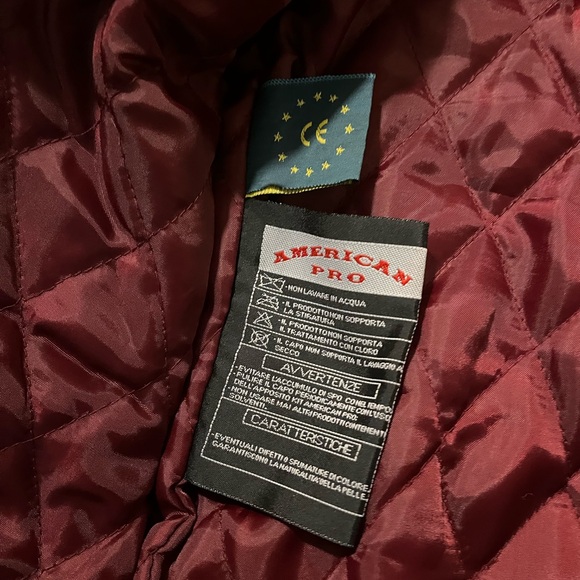 American Pro Italian leather Ladies Motorcycle Jacket - Picture 6 of 7